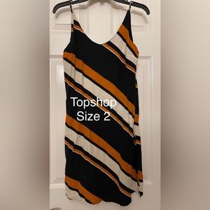 Top shop striped dress